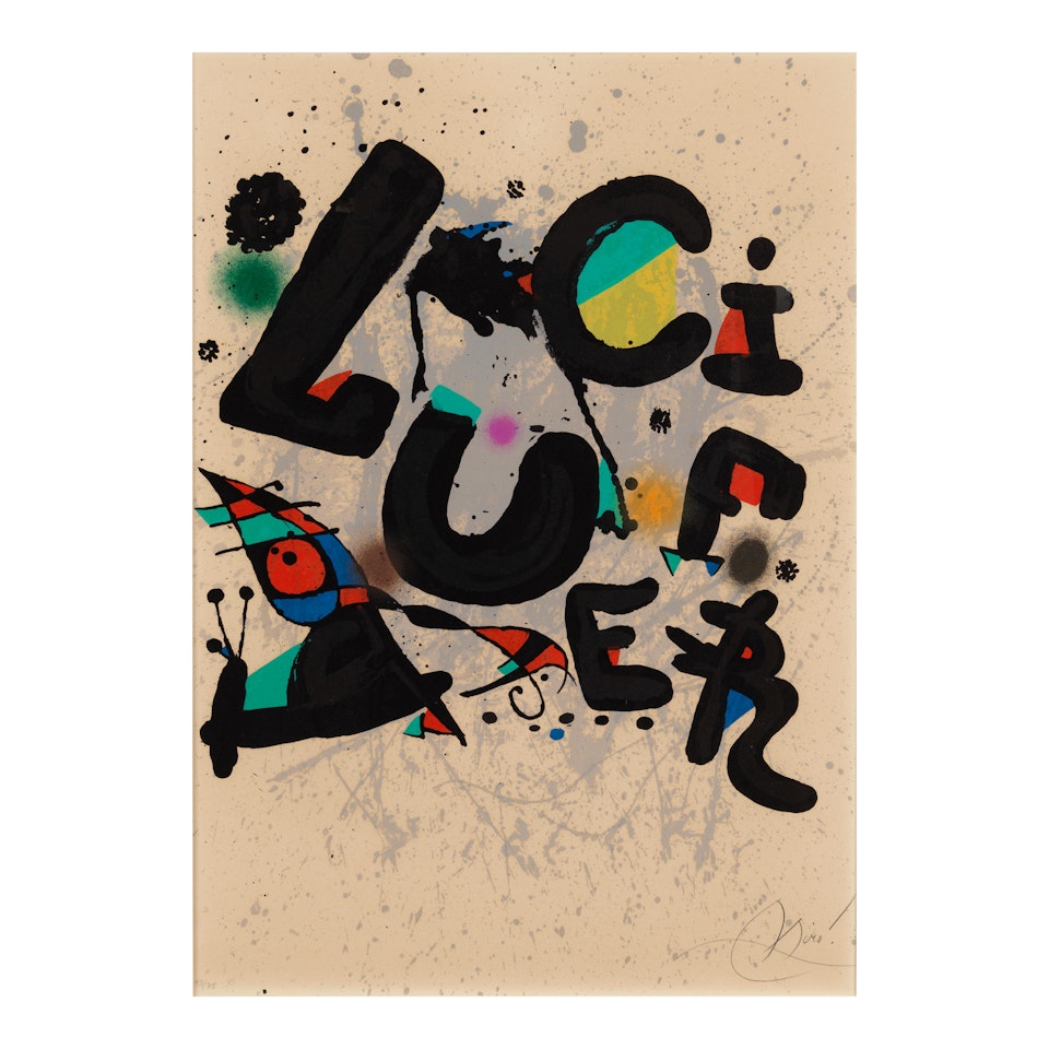 Lucifer (Morlot 1050) by Joan Miró