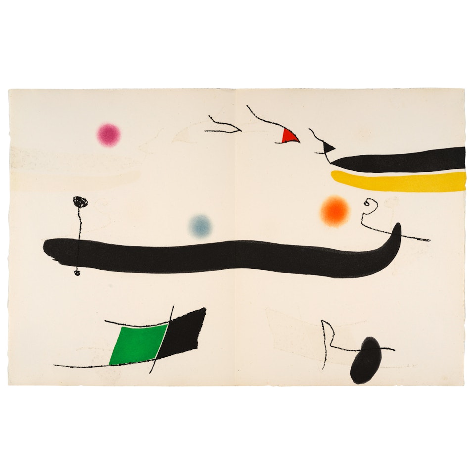 Plate 2, from Le Marteau sans Maitre (Dupin 945) by Joan Miró