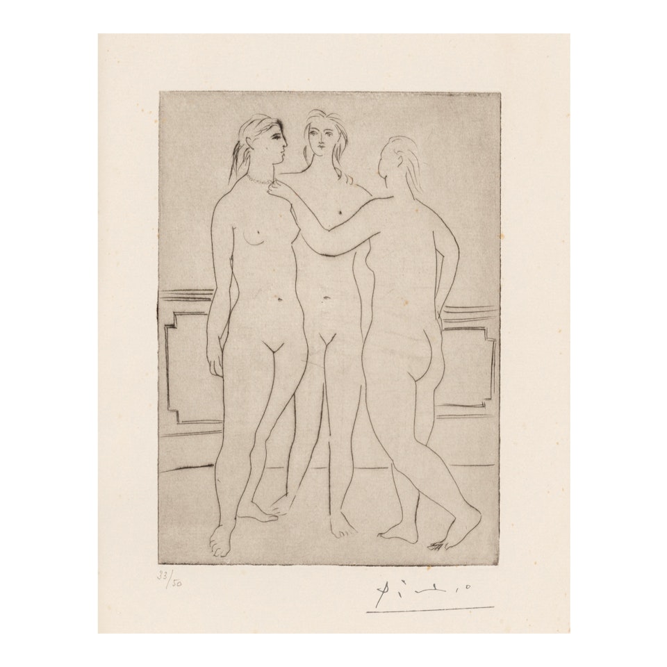 Le Collier (Bloch 58; Baer 103.B.b.1) by Pablo Picasso