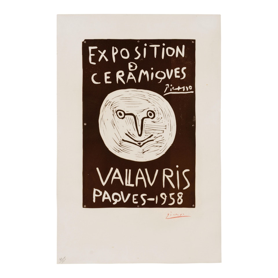 Exposition Ceramiques Vallauris, Pâques (Bloch 1279; Baer 1047) by Pablo Picasso