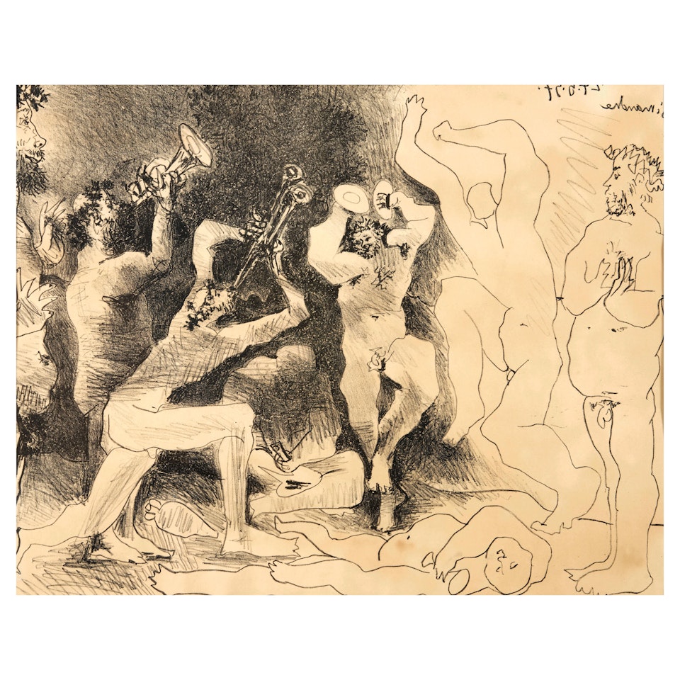 La Danse des Faunes (Bloch 830, Mourlot 291) by Pablo Picasso
