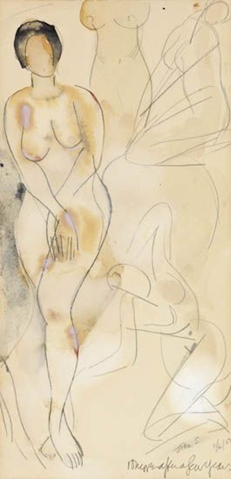 Untitled (Nude Studies of Joan Sandler) by Romare Bearden