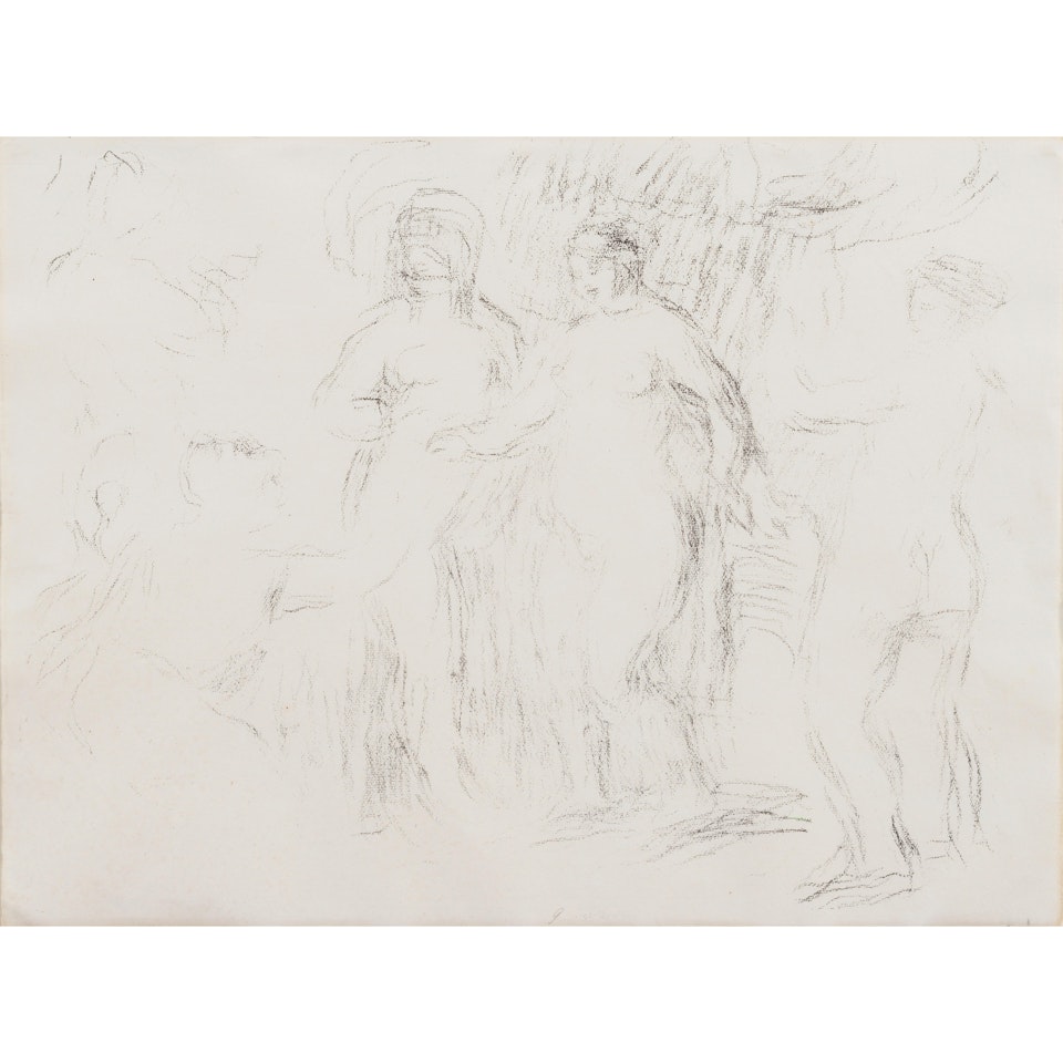 Les Baigneuses (Le Jugement de Paris) (Delteil/Stella 51) by Pierre-Auguste Renoir