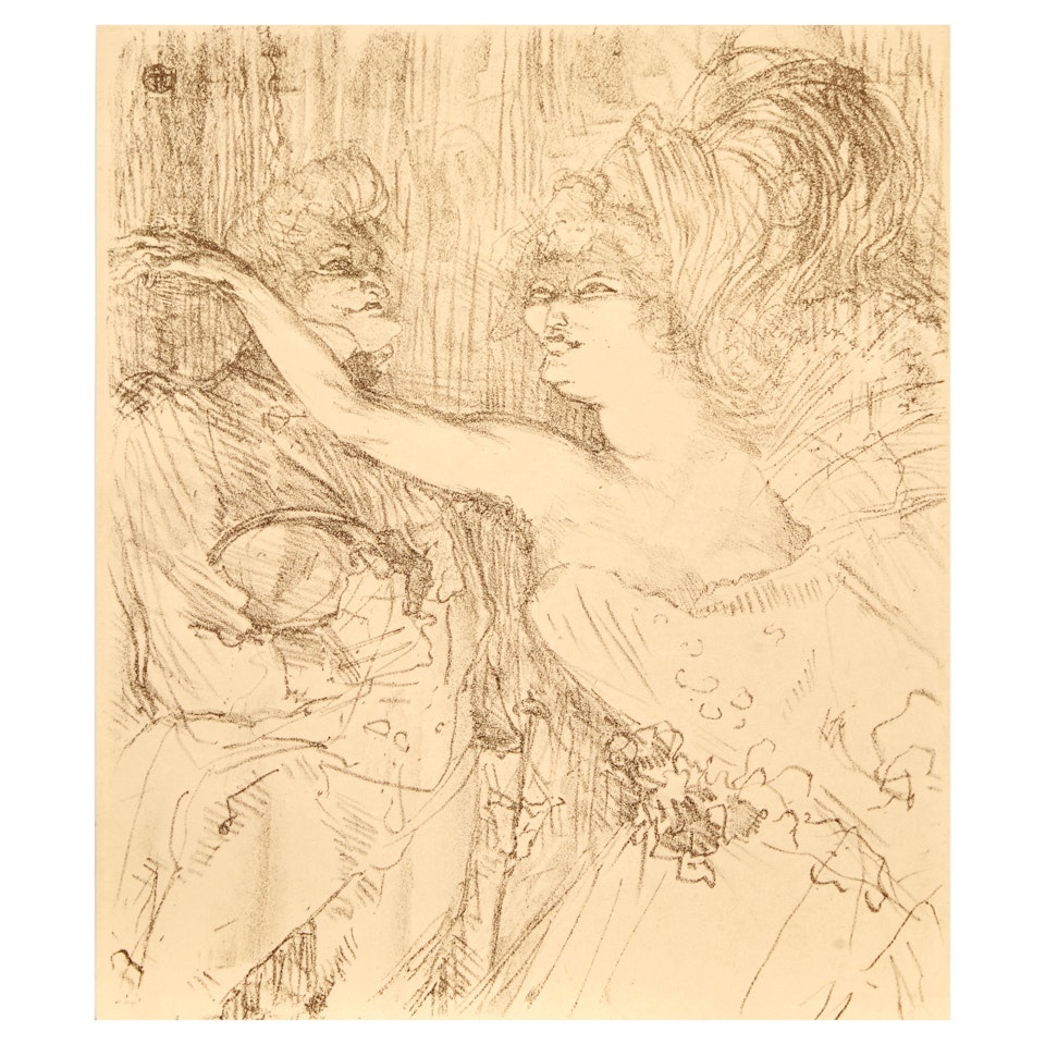 Guy et Mealy, dans Paris Qui Marche (Adriani 305) by Henri de Toulouse-Lautrec