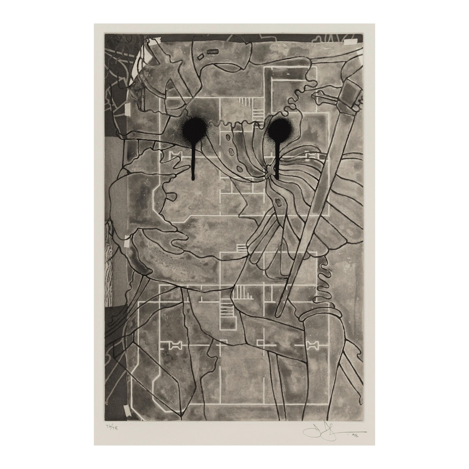 Untitled, from The Geldzahler Portfolio (Gemini 1744) by Jasper Johns