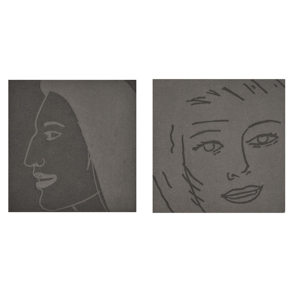 Gloria 8; Gloria 25, from Gloria (2 works) (Cantz 402; 419) by Alex Katz