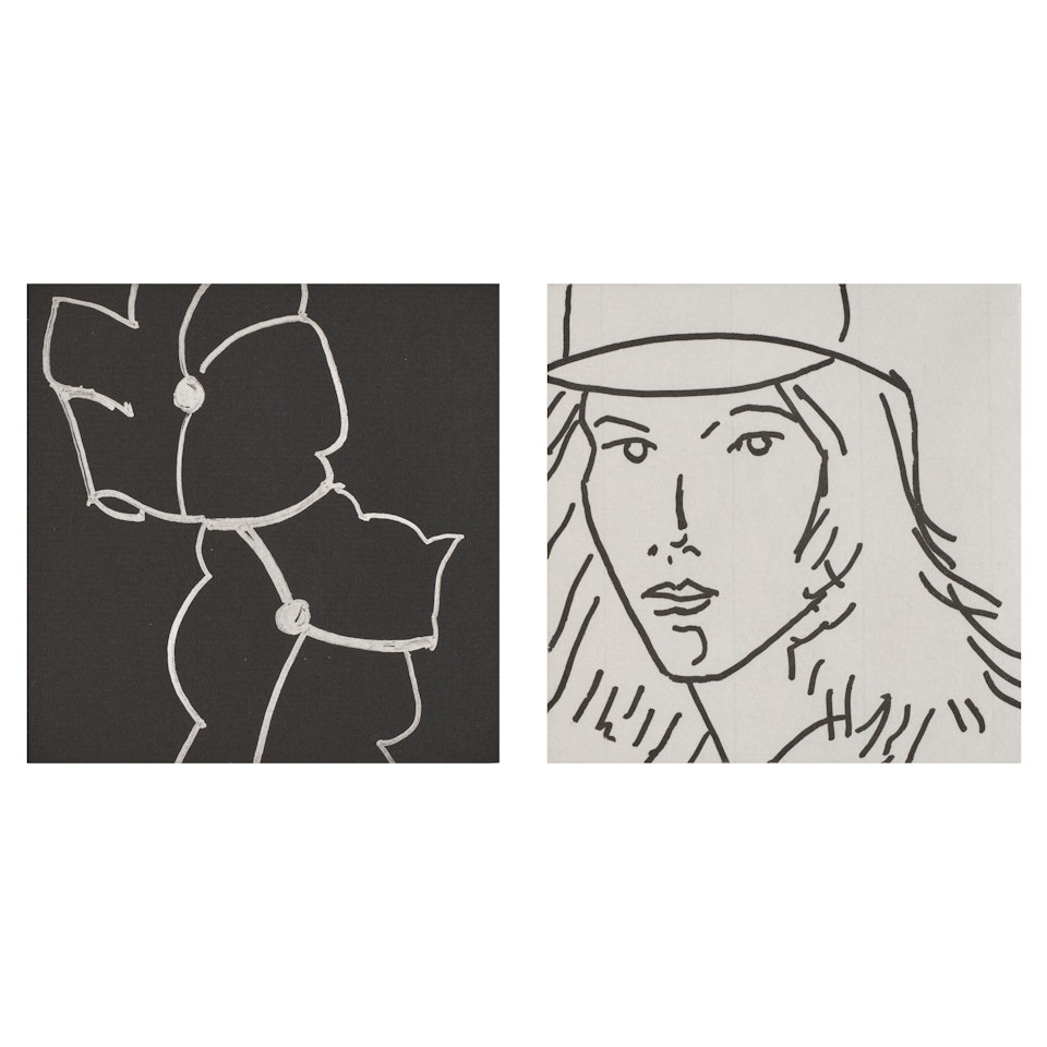 Gloria 6; Gloria 19, from Gloria (2 works) (Cantz 400; 413) by Alex Katz