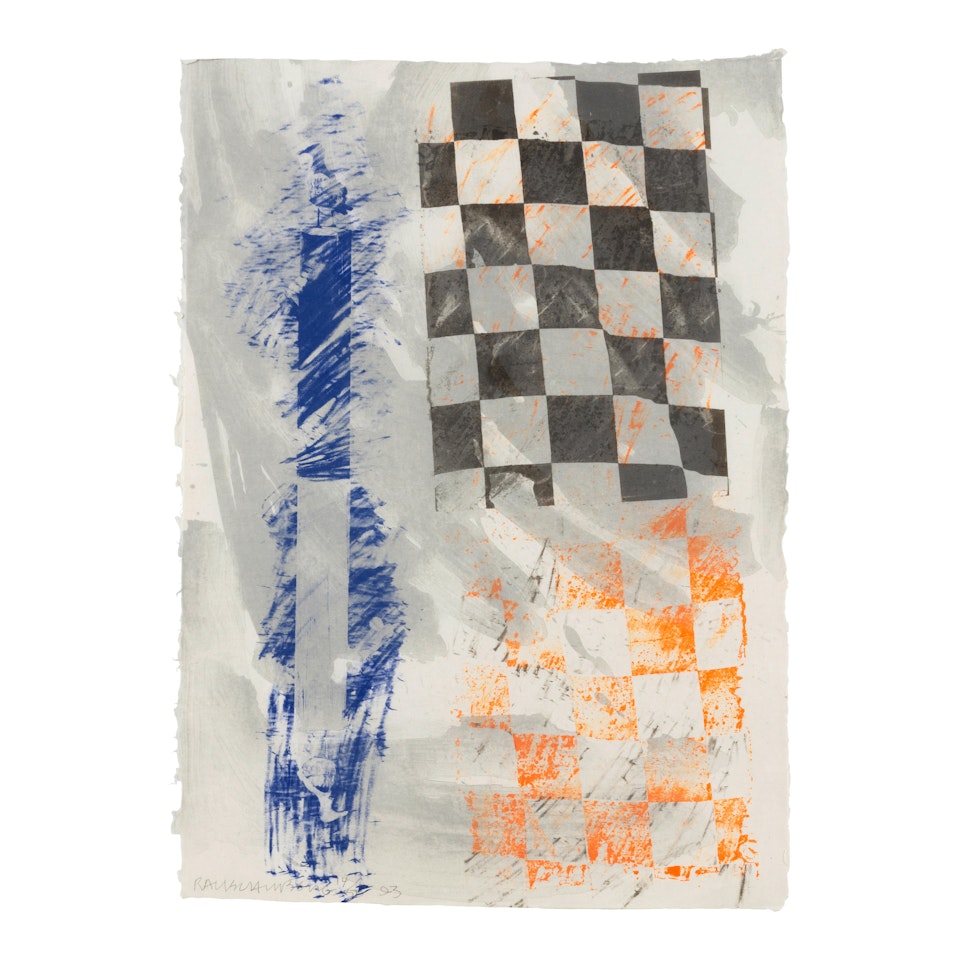 Grid Gull, from Double Feature (Gemini 1589) by Robert Rauschenberg