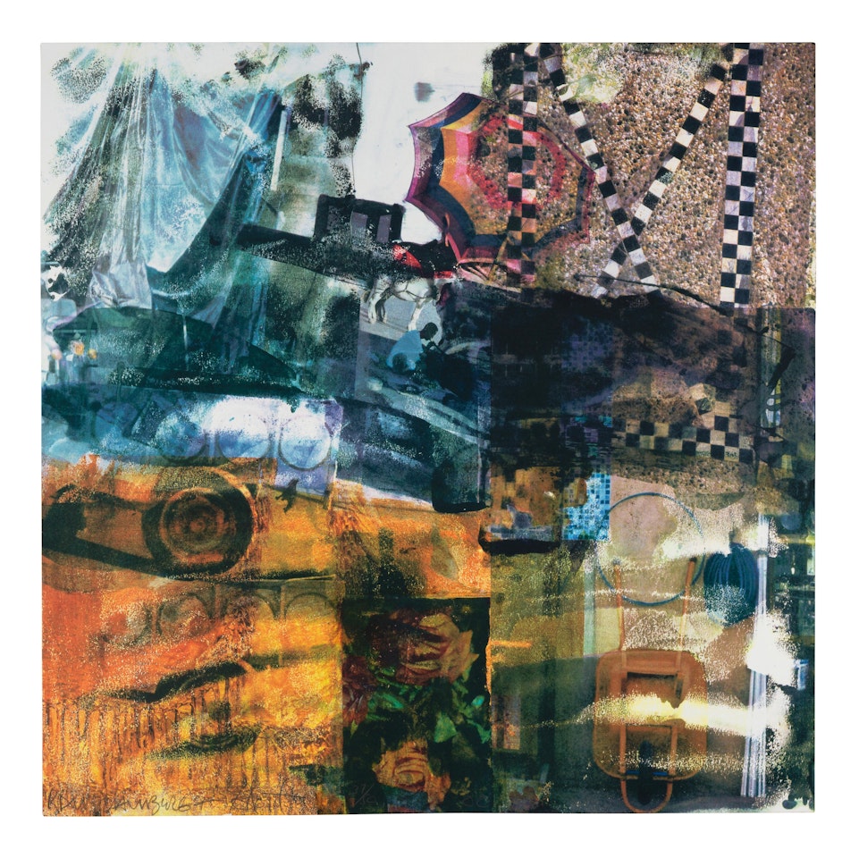 Quattro Mani Marrakech I, from Quattro Mani Marrakech (Gemini 1849) by Robert Rauschenberg