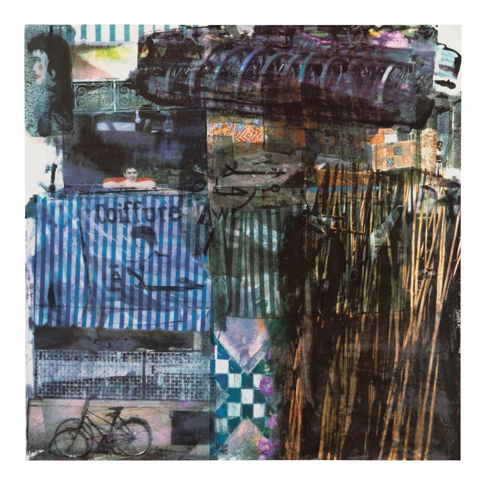 Quattro Mani Marrakech II, from Quattro Mani Marrakech (Gemini 1850) by Robert Rauschenberg