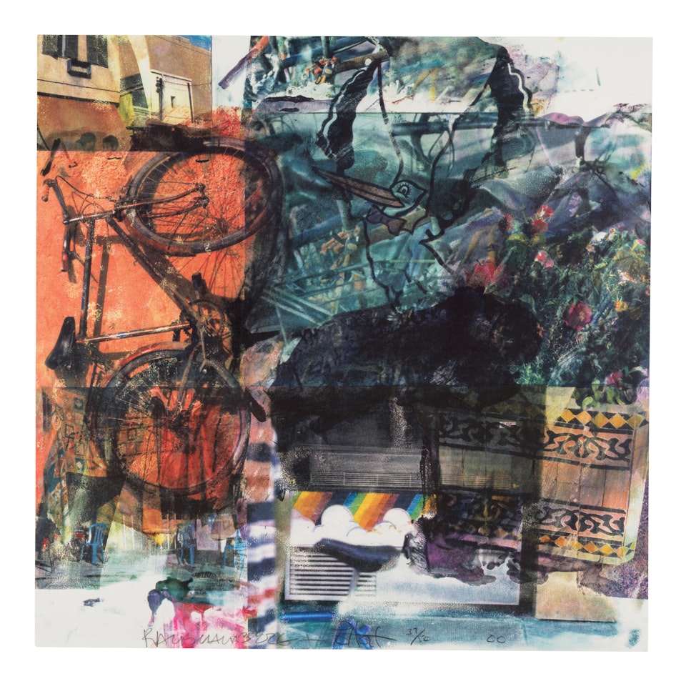 Quattro Mani Marrakech IV, from Quattro Mani Marrakech (Gemini 1852) by Robert Rauschenberg