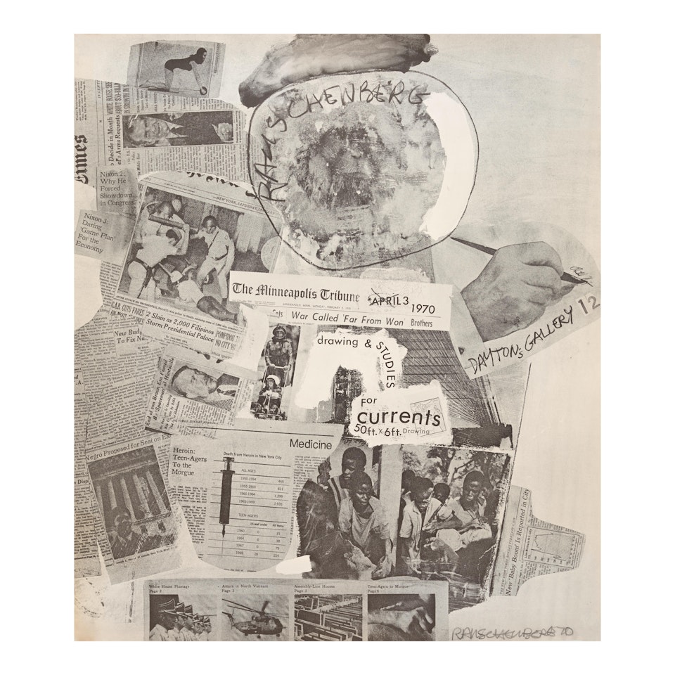 Dayton"s Gallery 12 Poster (Foster 153) by Robert Rauschenberg