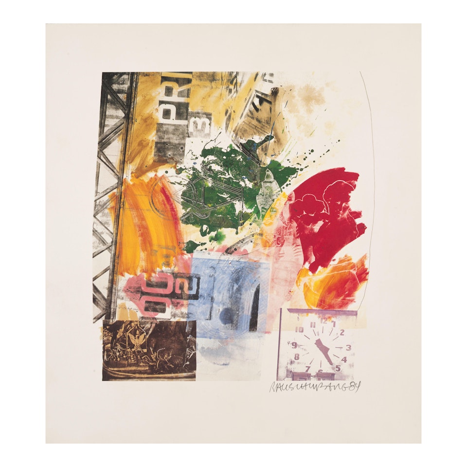 Untitled (ROCI Announcement); Poster for ROCI Japan (2 works) by Robert Rauschenberg