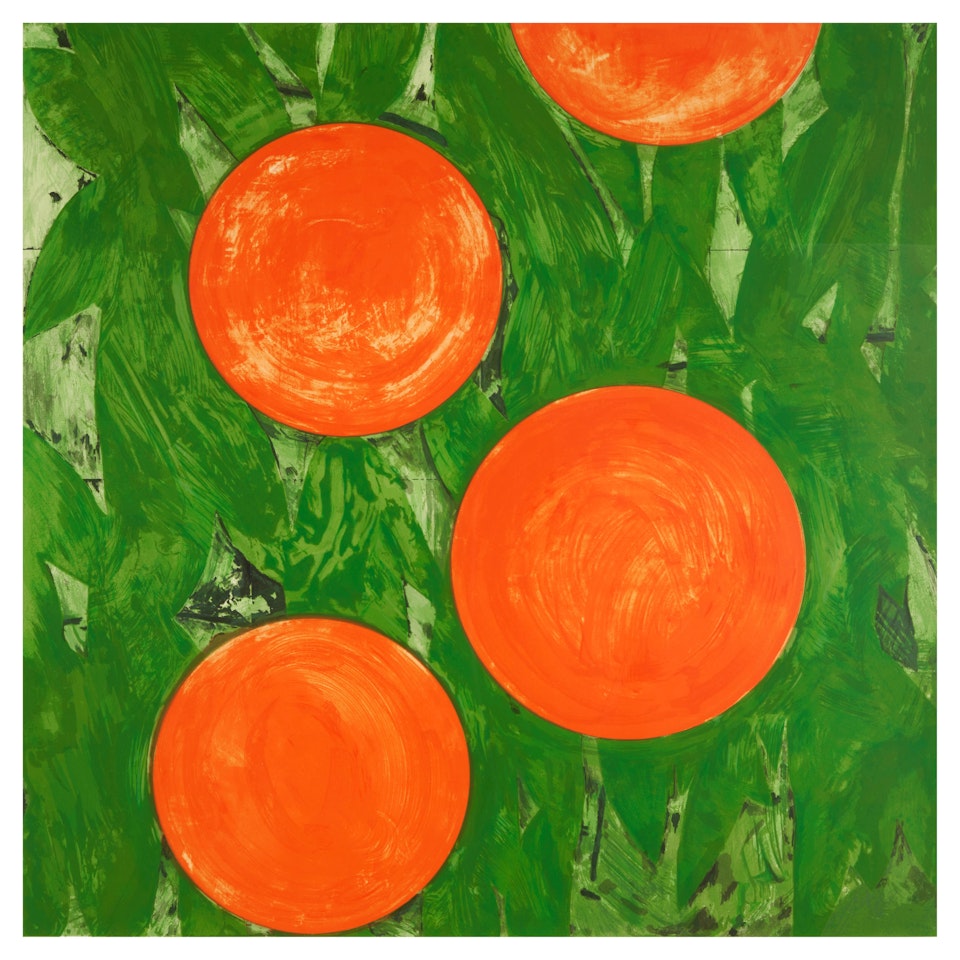 Four Oranges by Donald Sultan