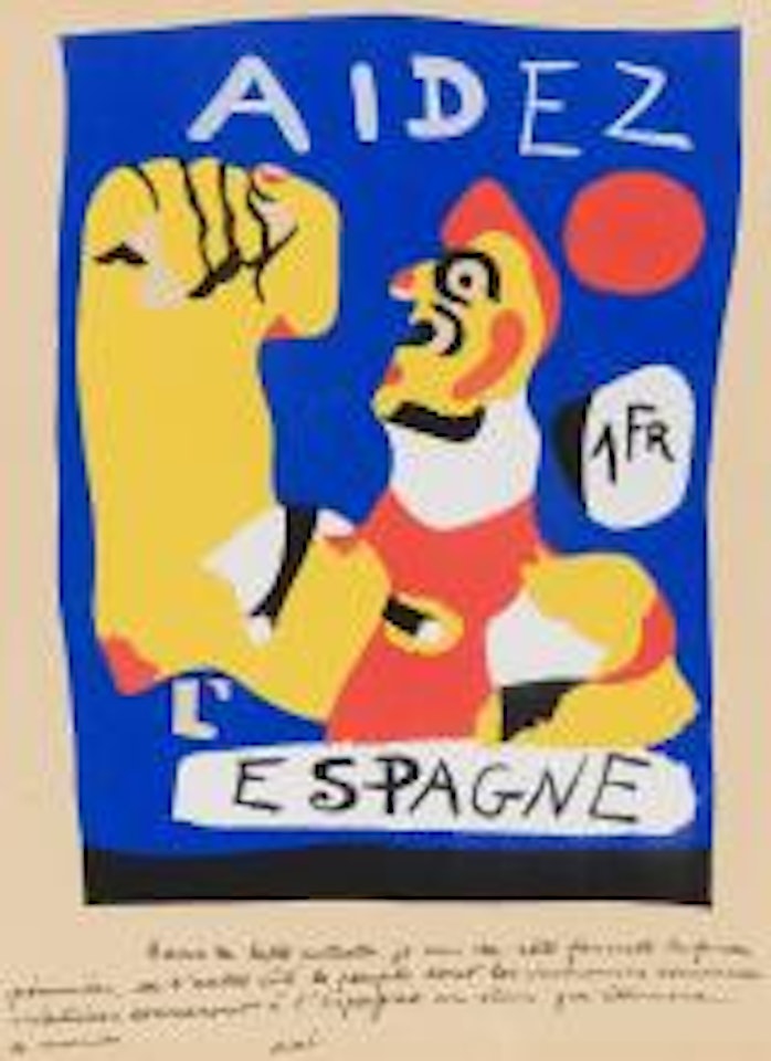 Aidez L"Espagne. by Joan Miró