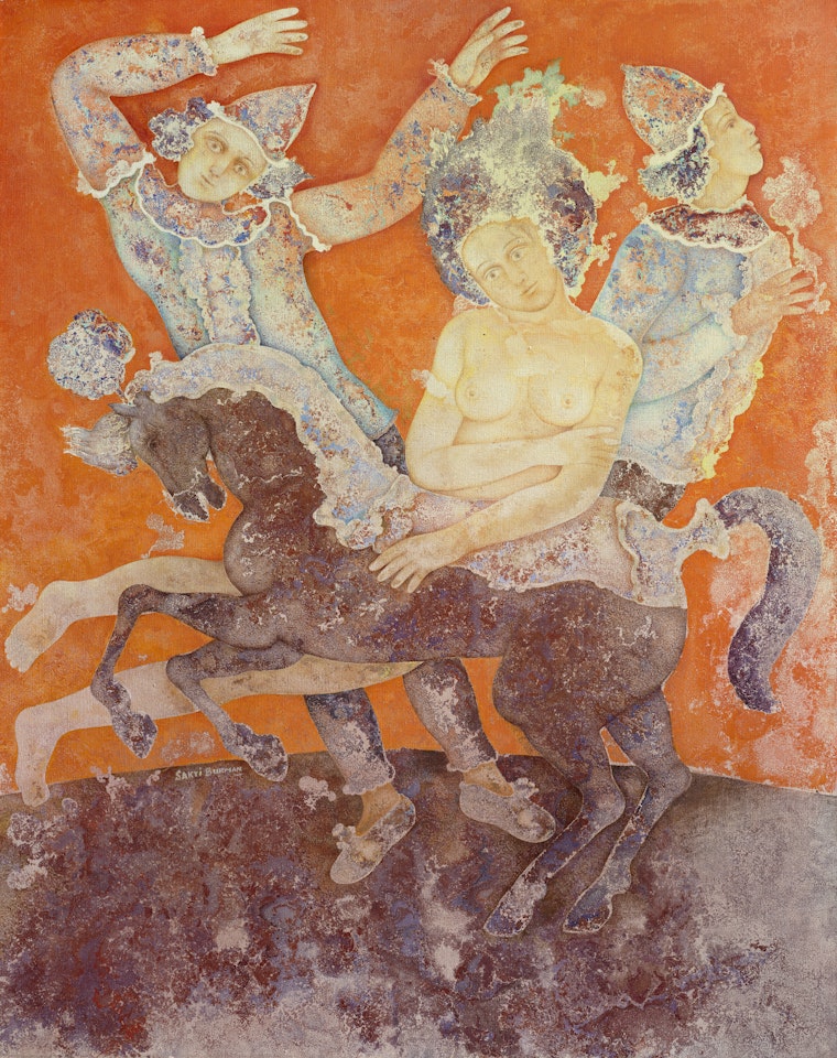 Untitled (Le Cirque) by Sakti Burman