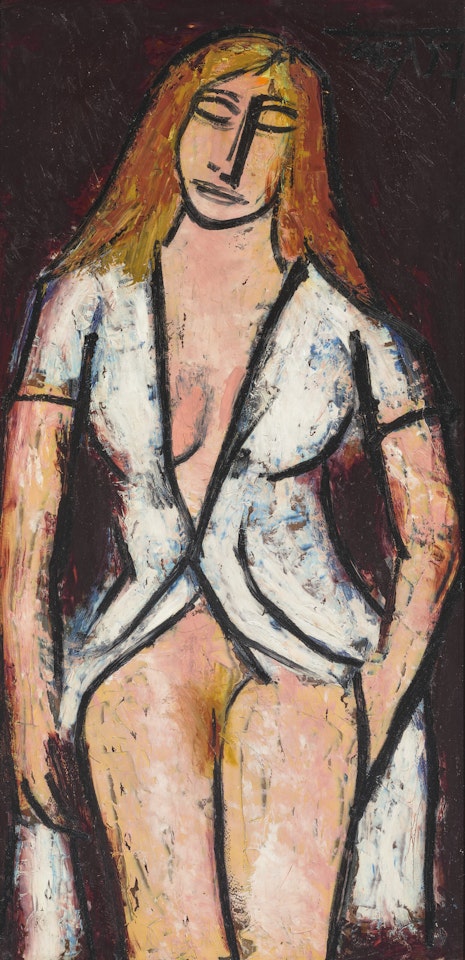 Girl in a Dressing-Gown by Francis Newton Souza