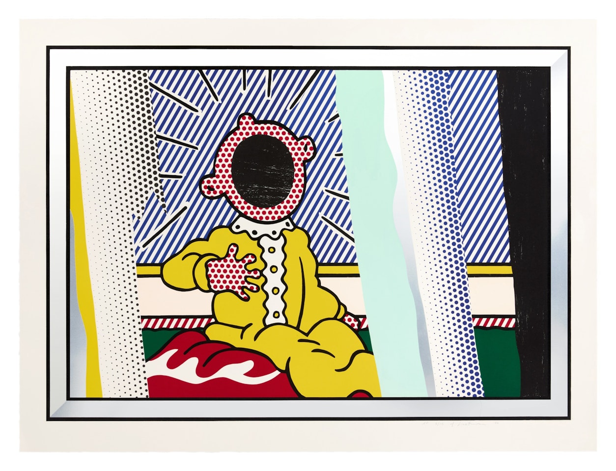Reflections on the Scream , from the Reflections series by Roy Lichtenstein