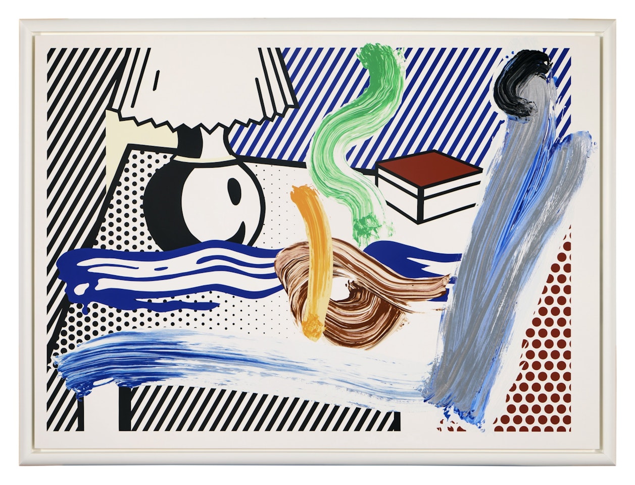Brushstroke Still Life with Lamp by Roy Lichtenstein