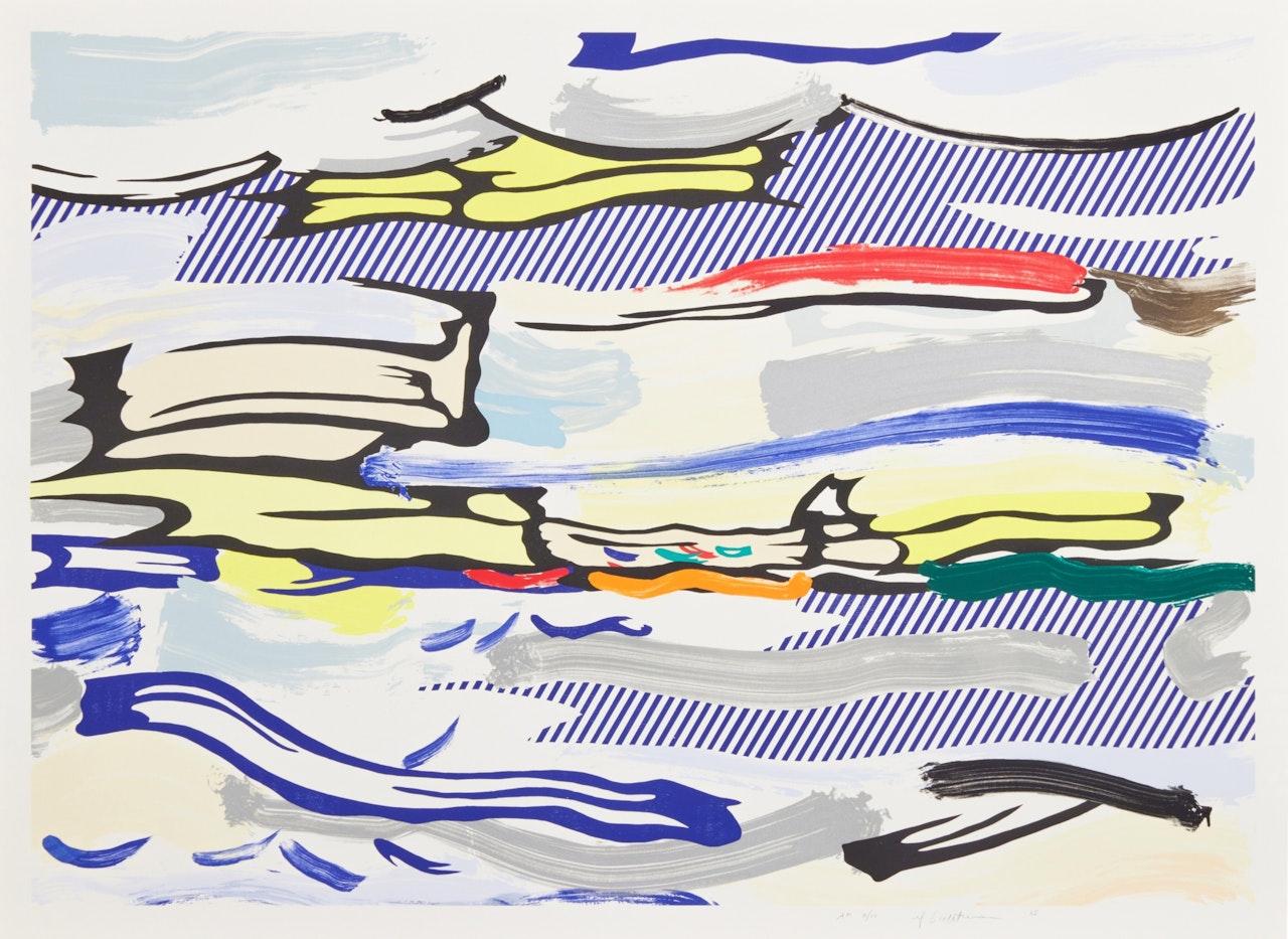 Seascape , from the Landscapes series by Roy Lichtenstein