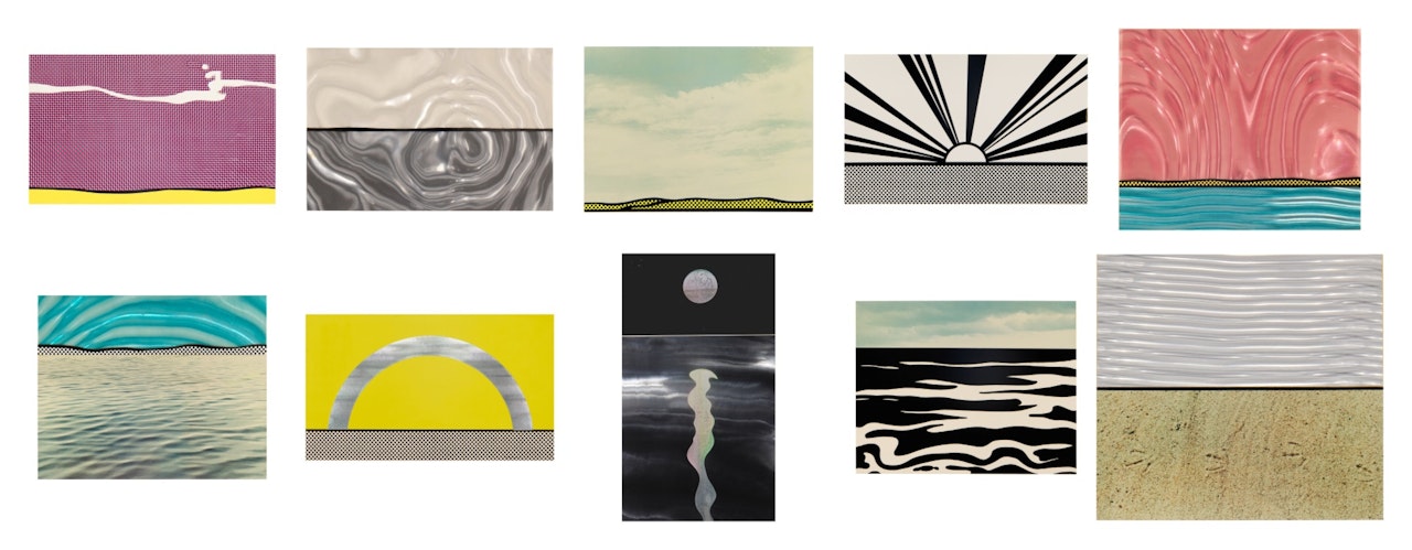 Ten Landscapes by Roy Lichtenstein