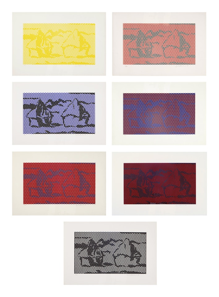 Haystack Series by Roy Lichtenstein