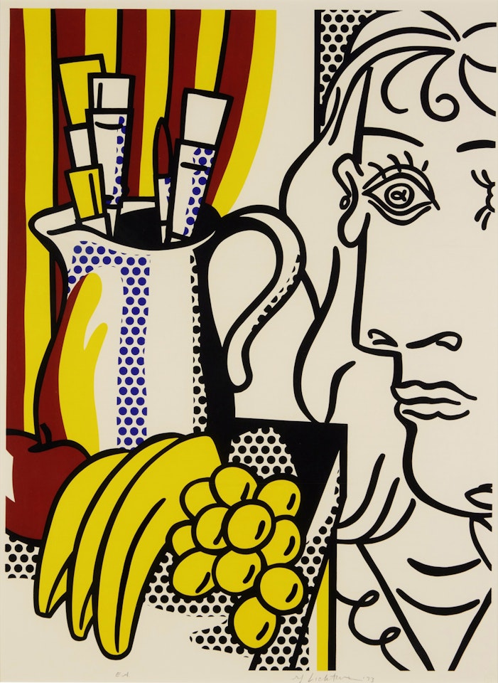 Still Life with Picasso , from the Hommage à Picasso portfolio by Roy Lichtenstein