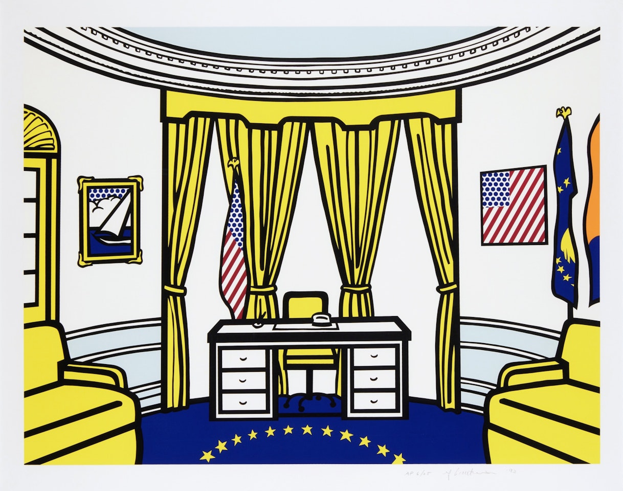 The Oval Office by Roy Lichtenstein