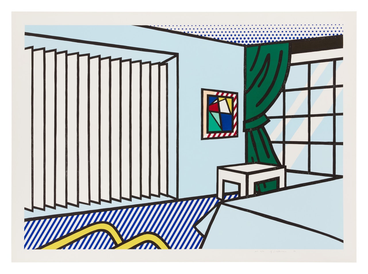 Bedroom, from Interior series by Roy Lichtenstein
