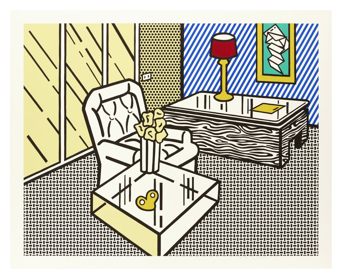 The Den, from the Interior series by Roy Lichtenstein