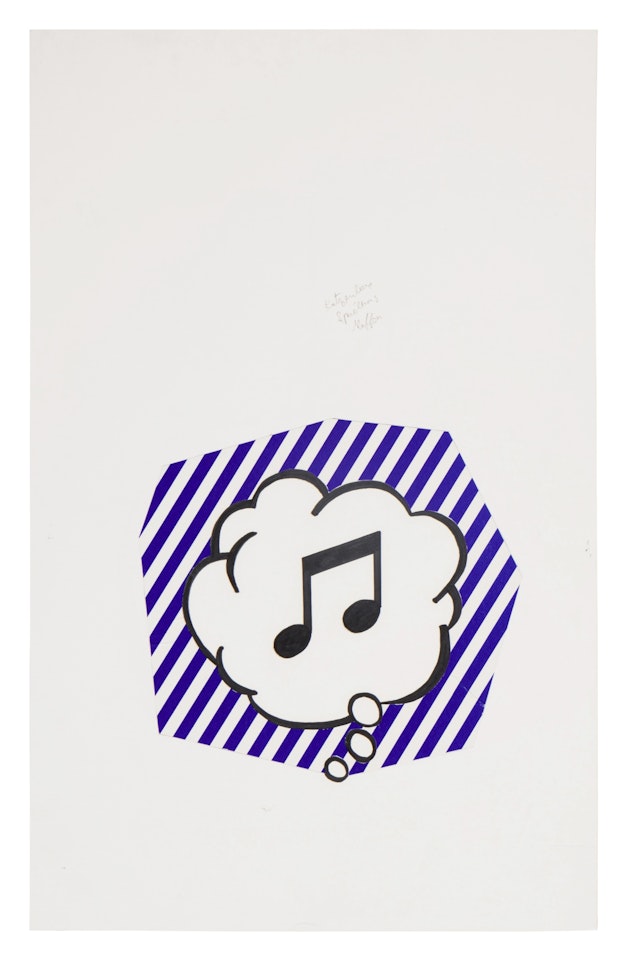 DreamWorks Logo (Study) by Roy Lichtenstein