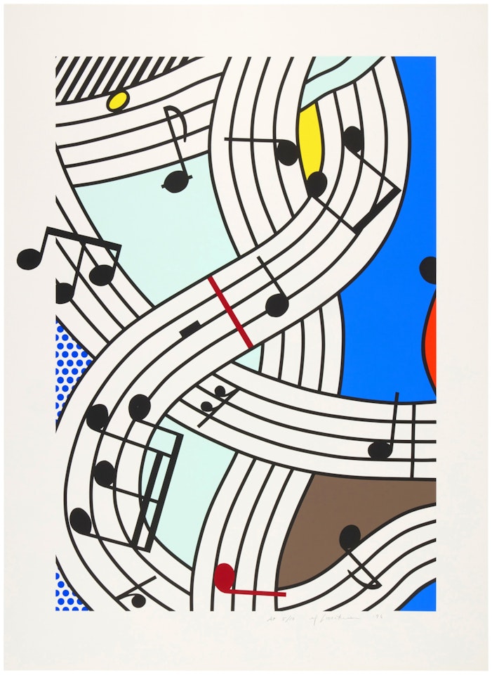 Composition I by Roy Lichtenstein