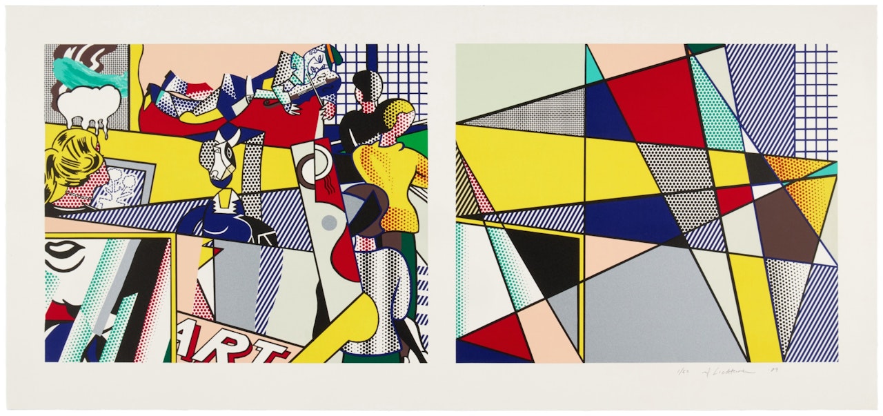 Tel Aviv Museum Print by Roy Lichtenstein