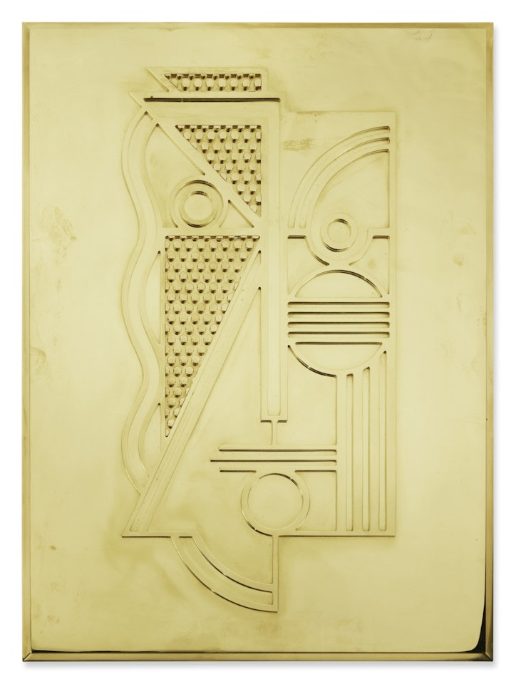 Modern Head Relief by Roy Lichtenstein