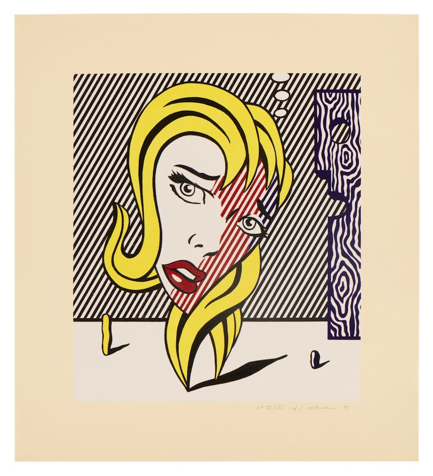 Blonde, from the Surrealist series by Roy Lichtenstein