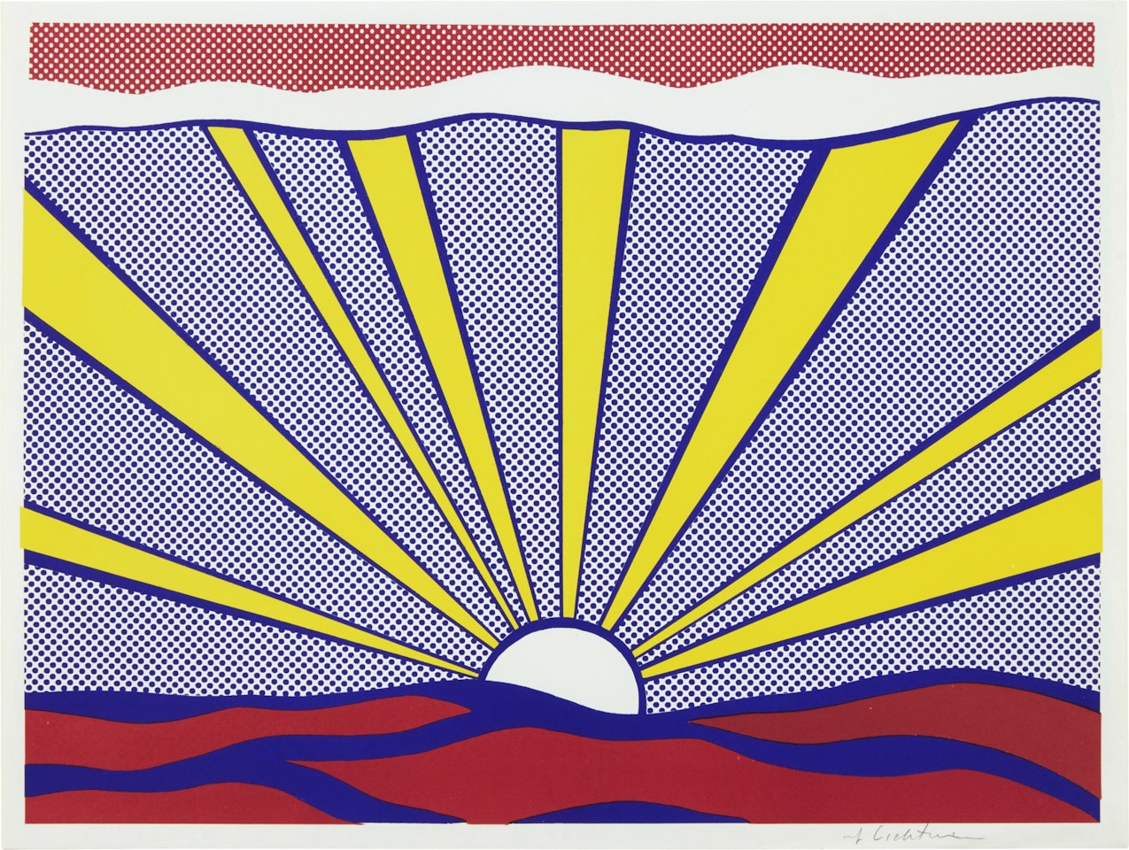 Sunrise by Roy Lichtenstein