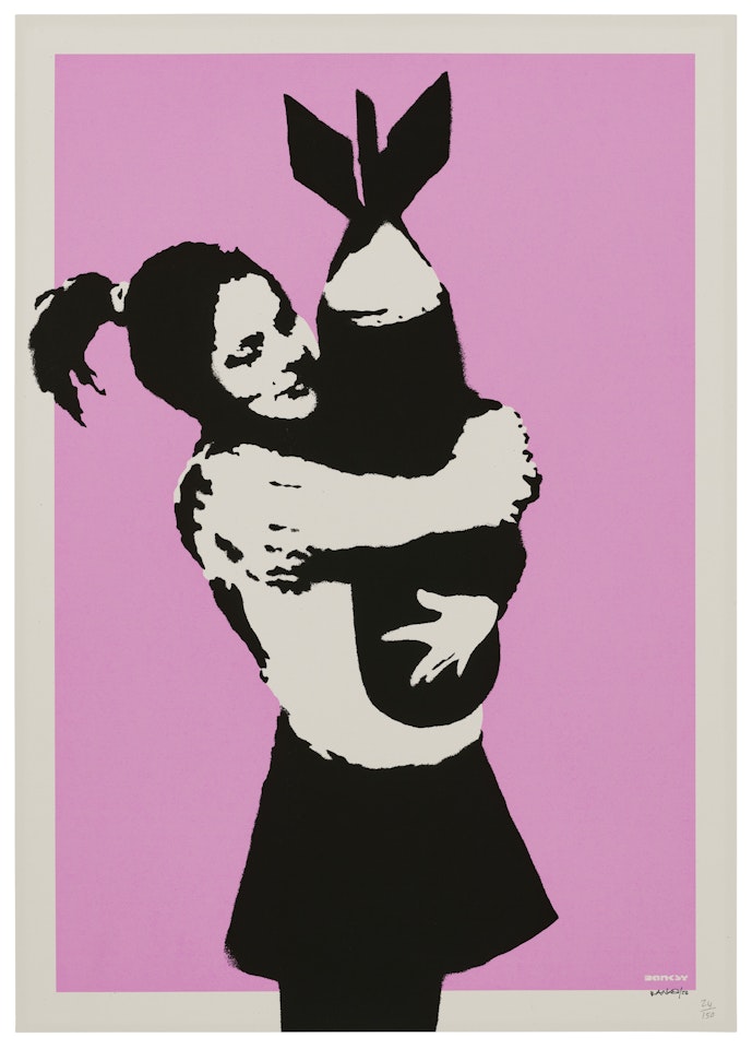 Bomb Love (Bomb Hugger) by Banksy