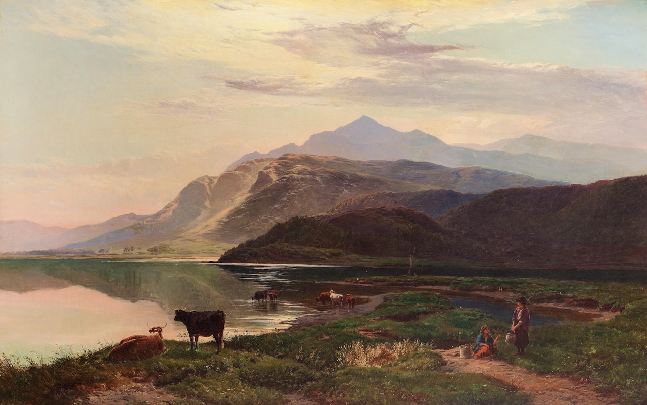 The Barnmouth Water near Dolgelly, North Wales by Sidney Richard Percy