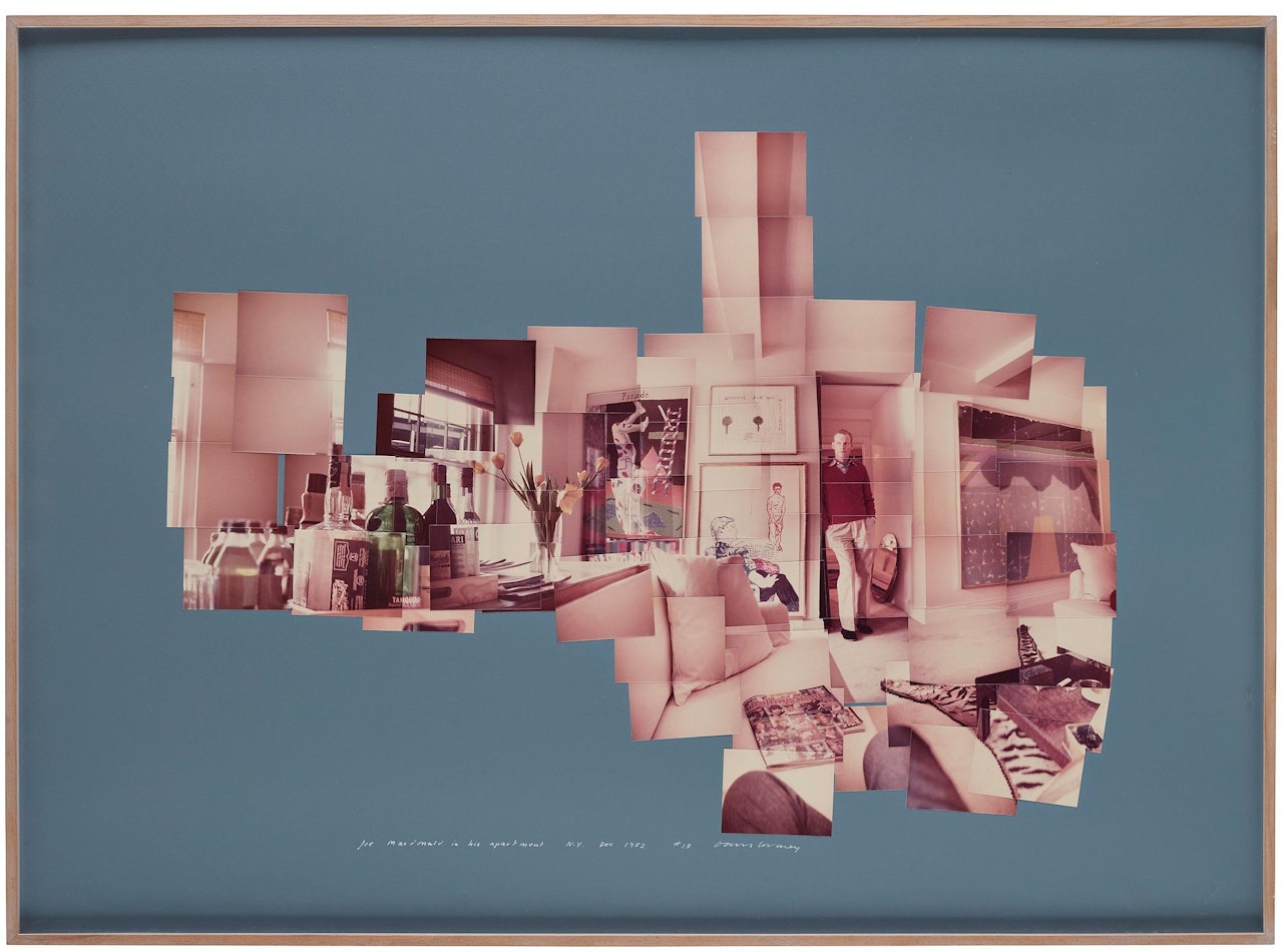 "Joe MacDonald in His Apartment, New York, Dec 1982" by David Hockney