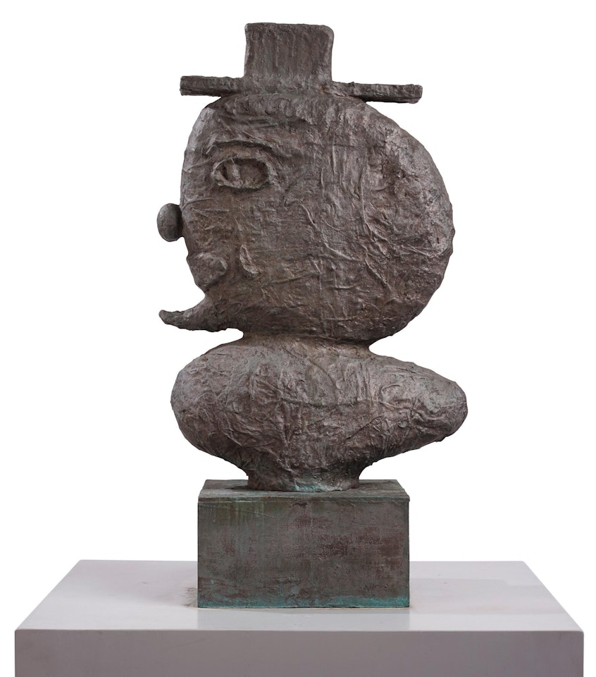 "Man with Hat" by Donald Baechler