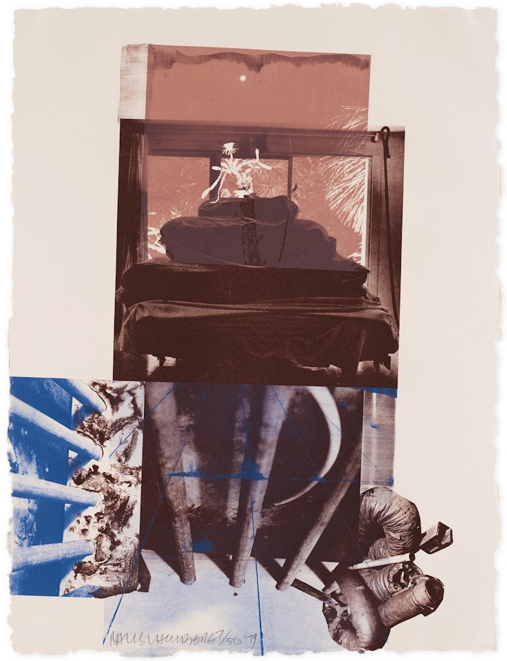 "Rookery Mounds - Night Tork" by Robert Rauschenberg