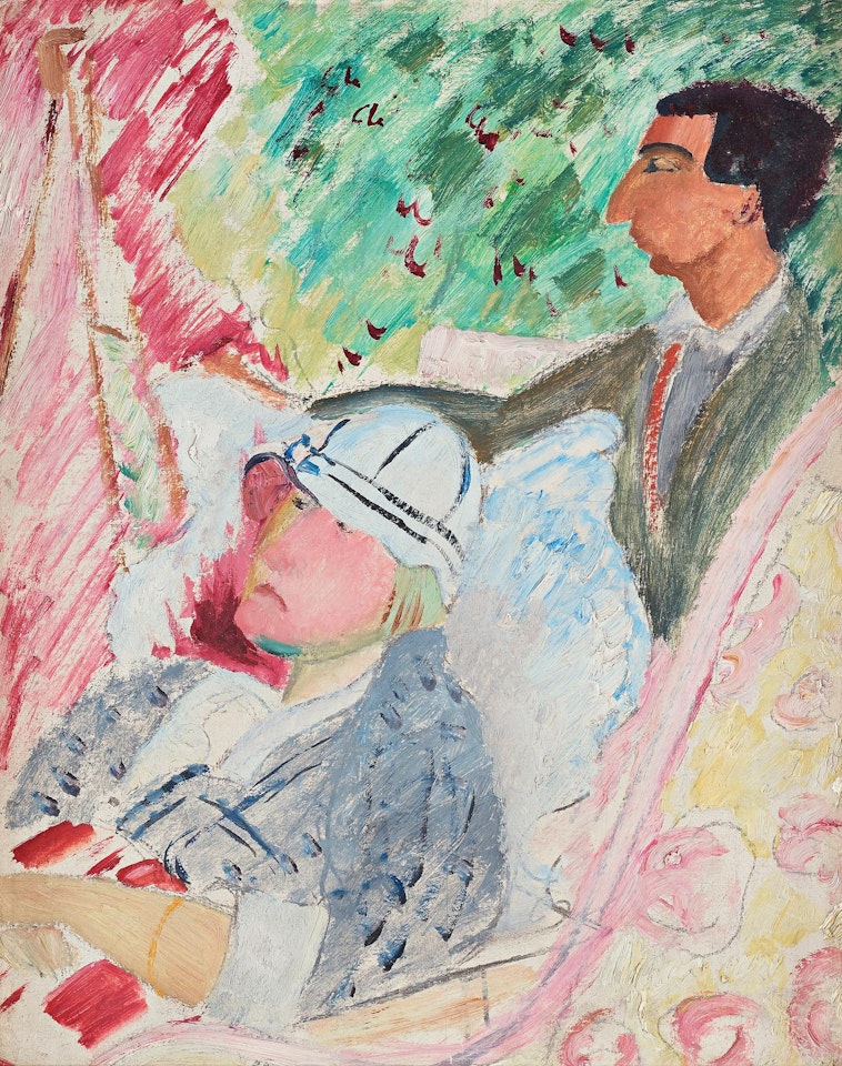 "Isaac painting" (Isaac målar) by Sigrid Hjertén