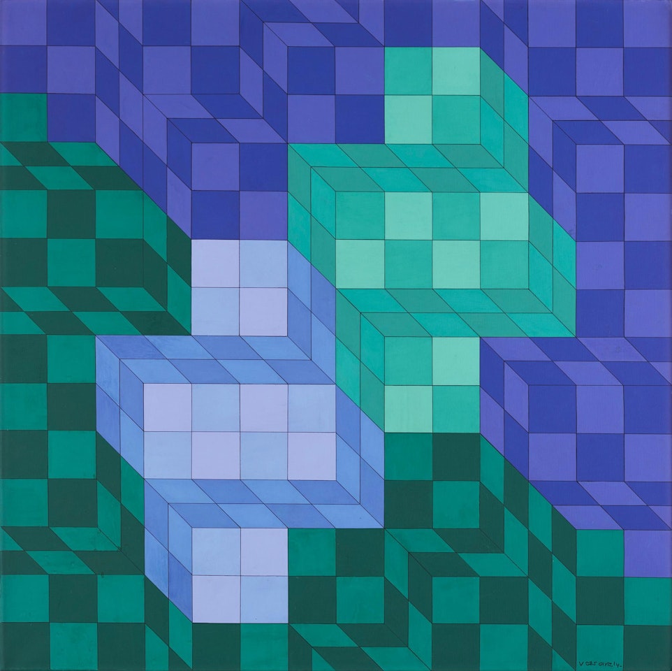 ”Sixton” by Victor Vasarely