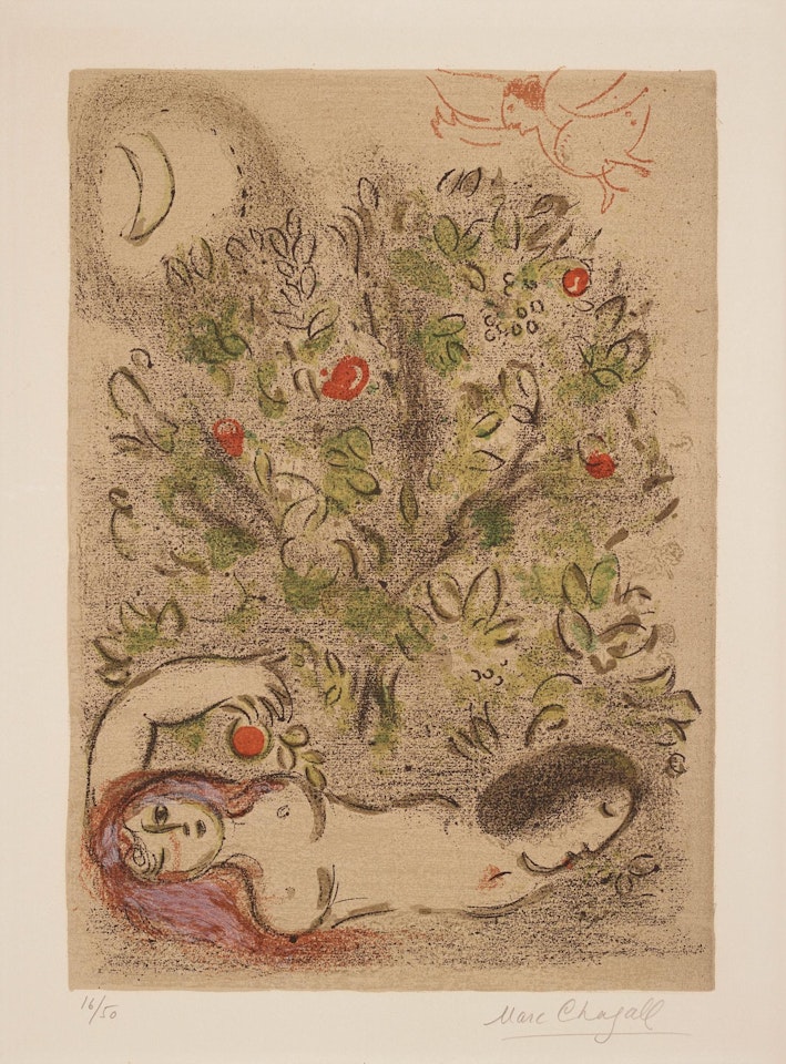 "Paradis", from: "Bible" by Marc Chagall