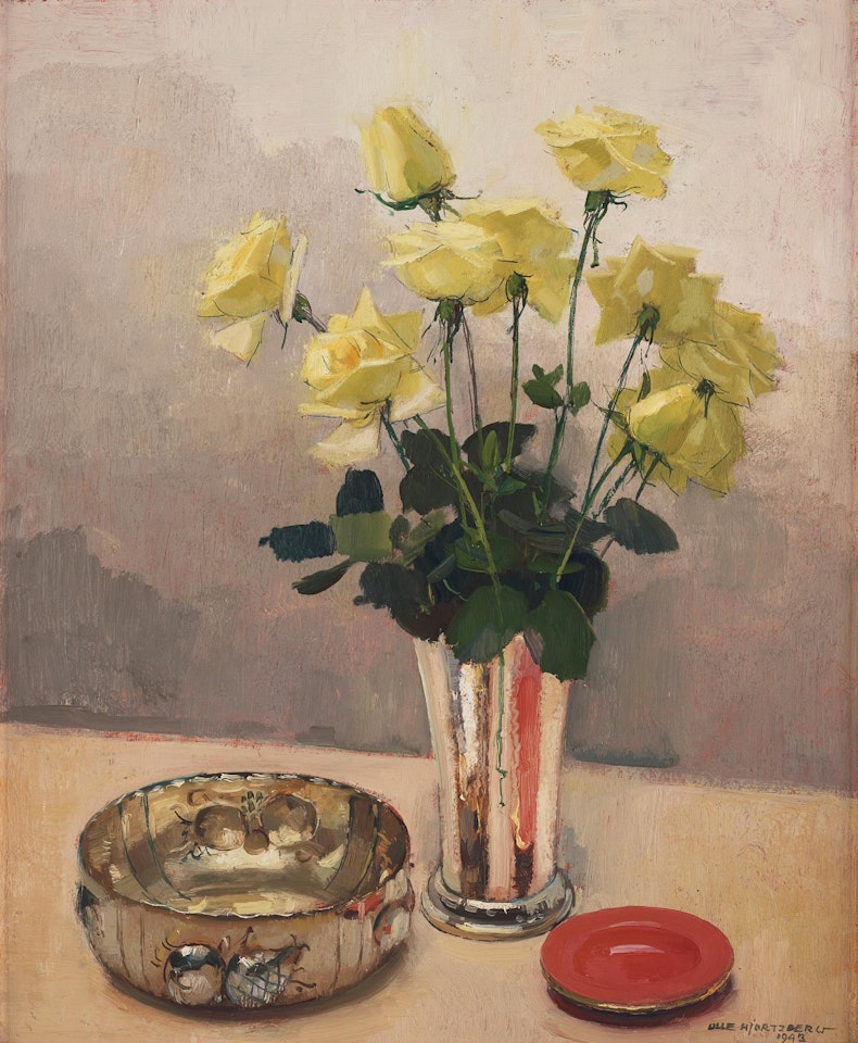 Still Life with Roses by Olle Hjortzberg