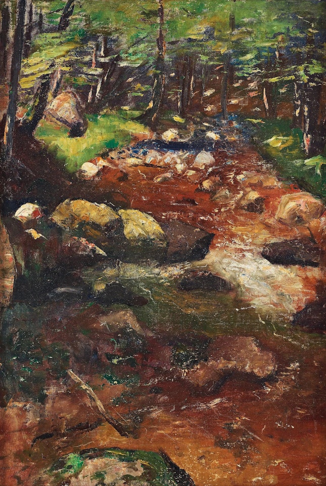 "Das Bodetal im Harz/Bodetal of the Harz mountains" by Lesser Ury