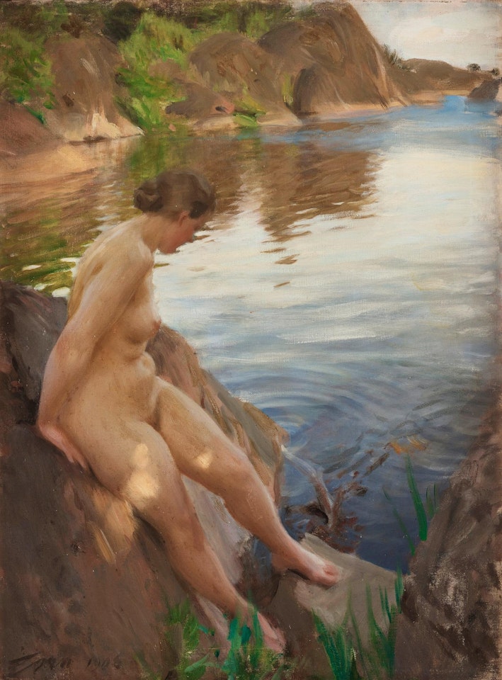 "Från Sandhamn" by Anders Zorn