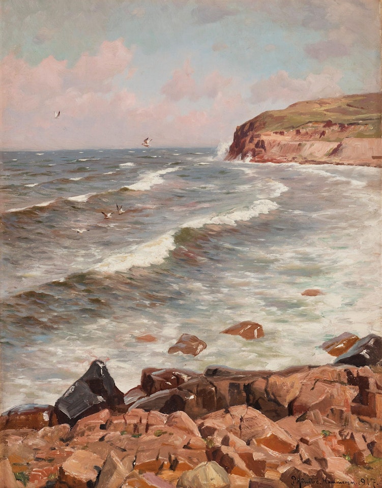Senebukten, Hammeren by Peder Mork Monsted