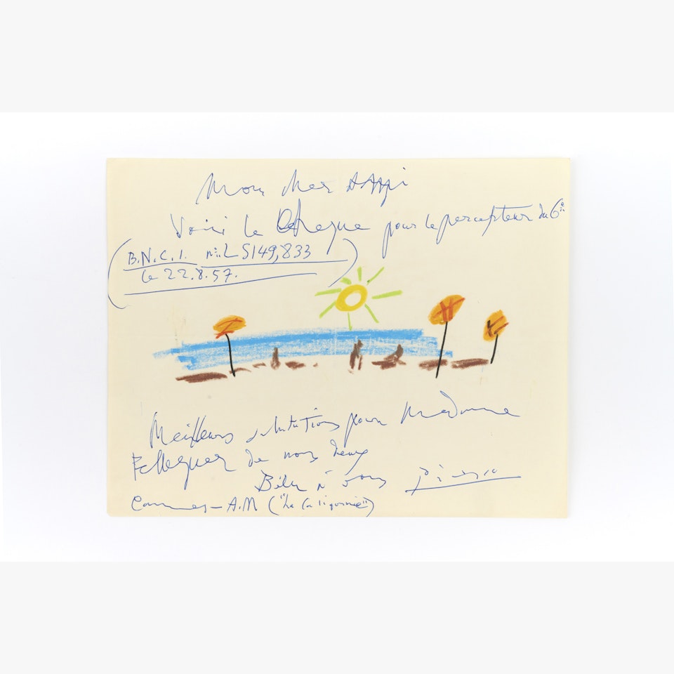 Plage by Pablo Picasso