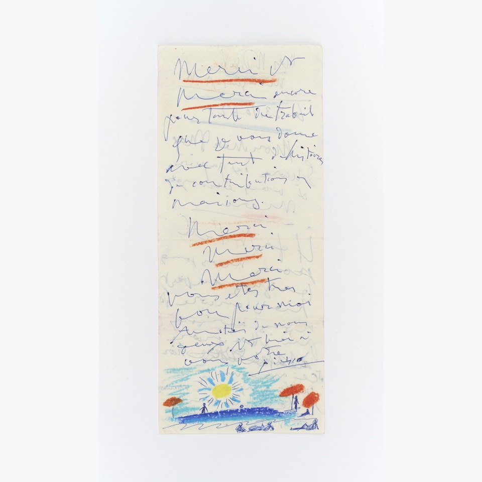 Plage sous le soleil by Pablo Picasso